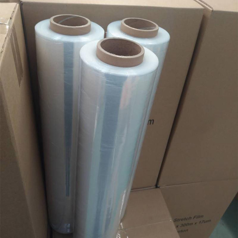  Palettenverpackung, Gussform, transparente LLDPE-Kunststofffolie, Stretchfolie