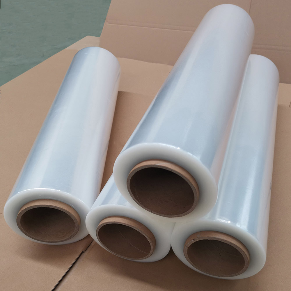 20mic*500mm*300m Meistverkaufte manuelle Stretchfolie aus Plastikfolie